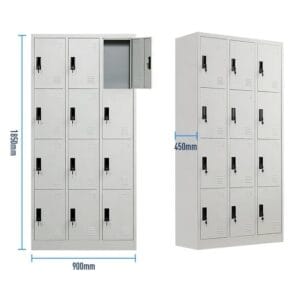 Armoire vestiaire-12 portes