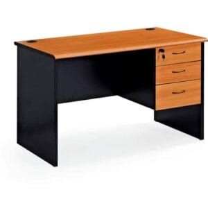 Table de bureau v2 avec tiroirs à clé